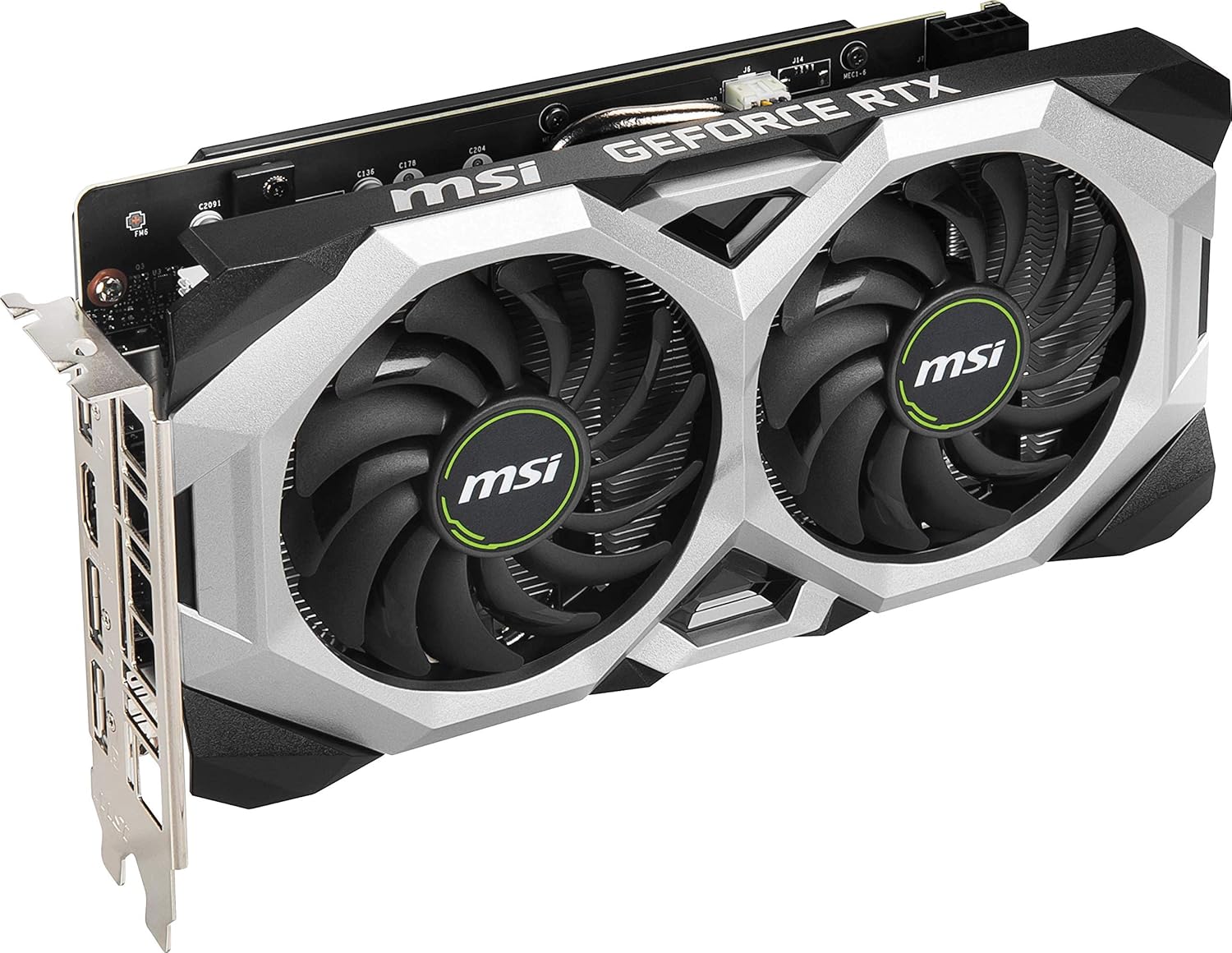 MSI Gaming GeForce RTX 2060 126GB GDRR6 192-bit HDMI/DP 1680 MHz Boost Clock Ray Tracing Turing Architecture VR Ready Graphics Card (RTX 2060 Ventus