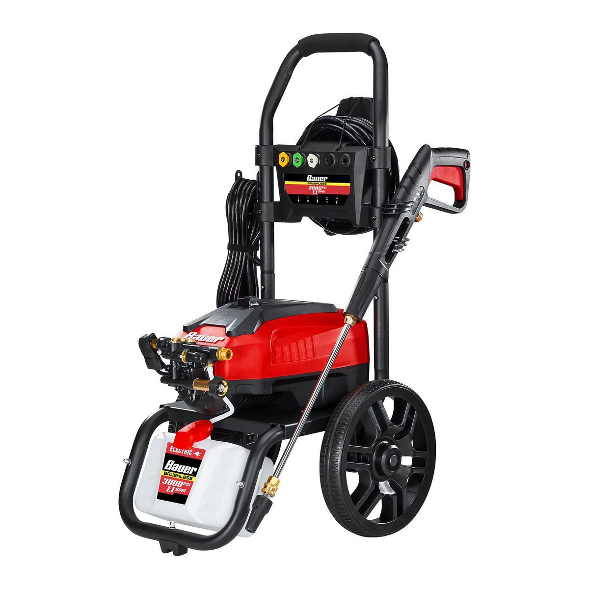 BAUER 3000 PSI, 1.1 GPM Brushless Max Performance Electric Pressure Washer