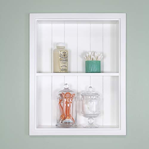 Fox Hollow Furnishings 14x18 Sloane Recessed Wall Niche Medicine Cabinet Replacement, in The Wall Bathroom Cabinet Insert Shelf/Shelves