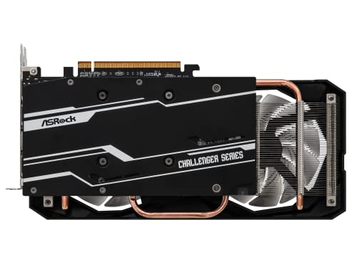 ASRock AMD Radeon RX 7700 XT Challenger 12GB GDDR6 192-bit 0dB Silent Cooling 7680 x 4320 DisplayPort HDMI LED Indicator 18Gbps Dual Fan Graphics Card