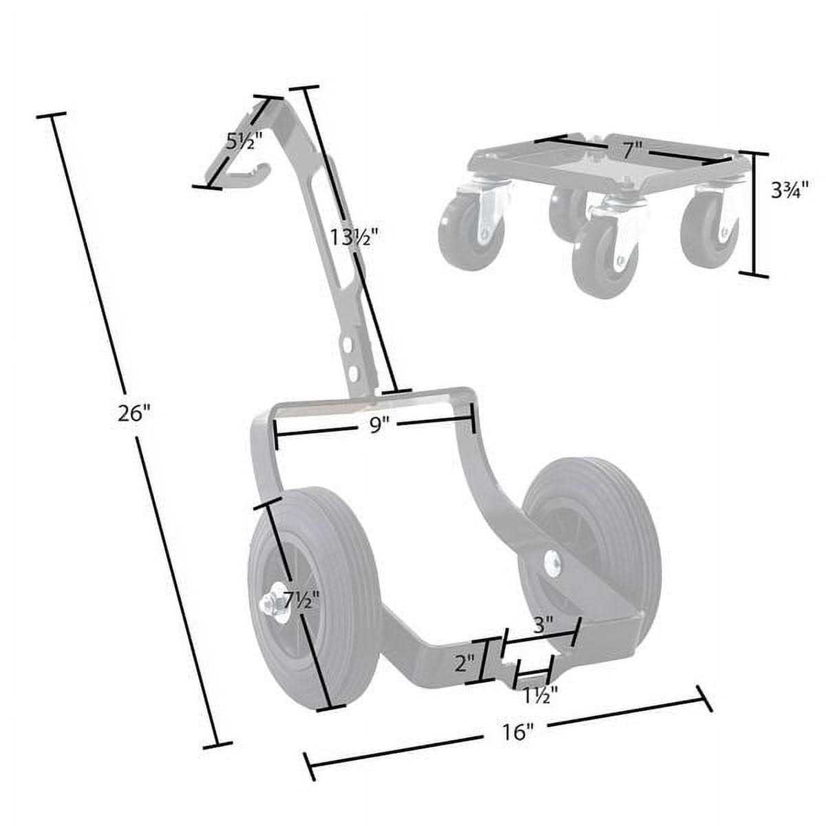 Black Ice Three-Piece Drivable Snowmobile Dolly SNO-6011 - Shop Hardware Tools Online Store