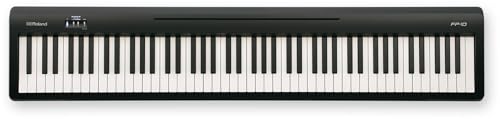 Roland FP-30X 88-Key Digital Piano - Black Bundle with Adjustable Stand, Bench, Sustain Pedal, Online Piano Lessons, Instructional DVD