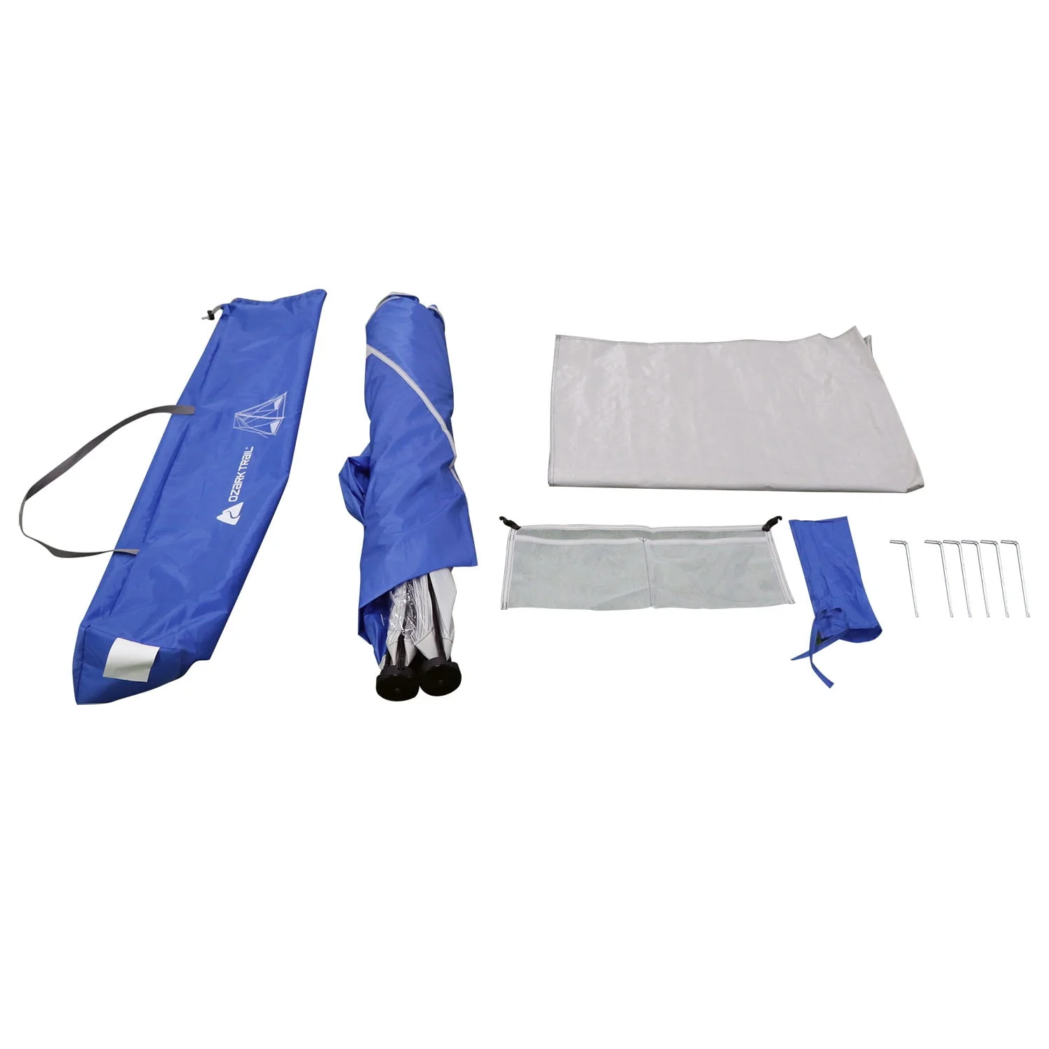 Ozark Trail Pop Up 1-Person Instant Tent Sports Shelter, Blue