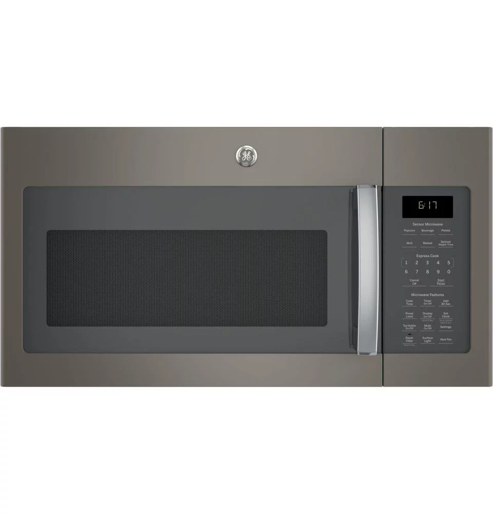 GE 1.7 Cu. Ft. Over-the-Range Sensor Microwave Oven, Slate