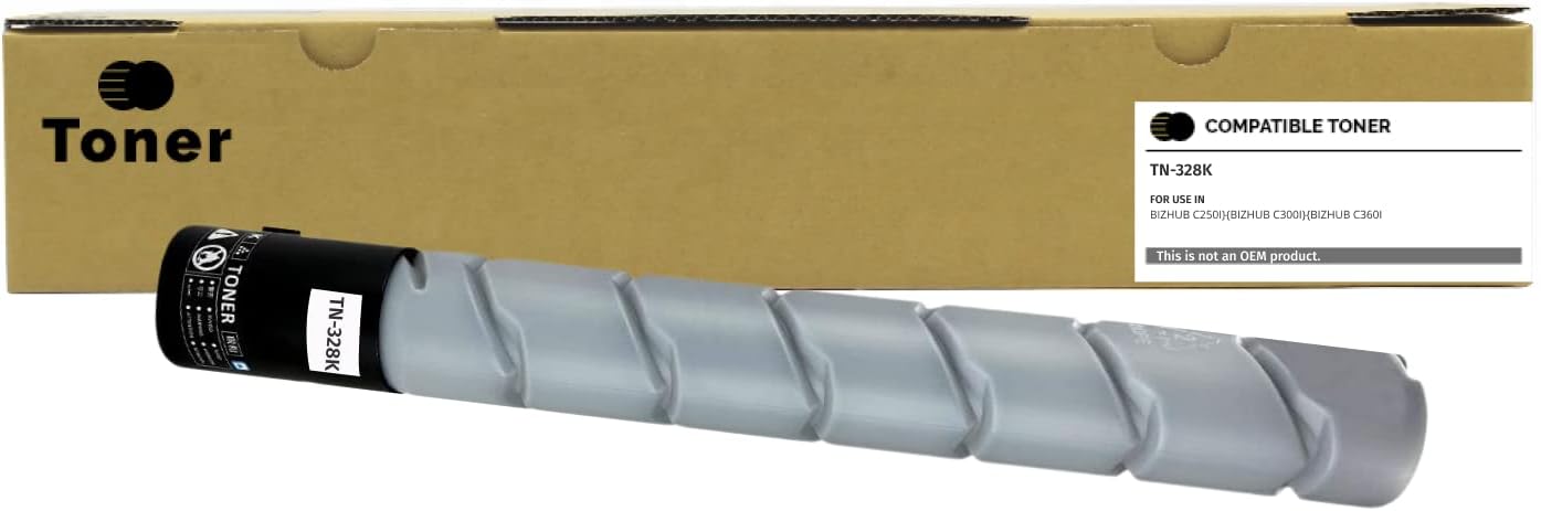 TN328 Toner Cartridge TN328K TN328C TN328Y TN328M Compatible for Konica Minolta Bizhub C250i C300i C360i Copier Printer (Black Cyan Yellow Magenta 4