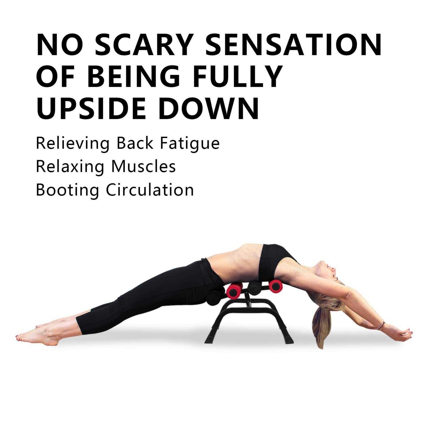 skybike Mini Inversion Table Relieve Back Pain 300 lbs Weight Capacity - Sports Supplies Online Store