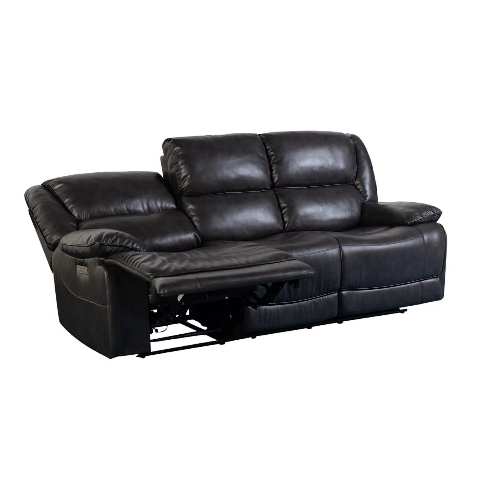 Hawthorne Collections Ennis Reclining Sofa - Black