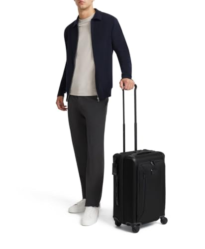 TUMI - Aerotour 4 Wheel Expandable Luggage - Men's and Women's Business and Leisure Travel Suitcase - 21.75" International Expandable Carry-On, Black