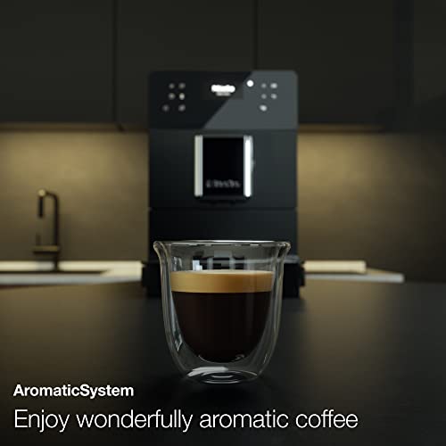 Miele CM5 Silence Automatic Coffee Maker & Espresso Machine Combo with Grinder, Milk Frother