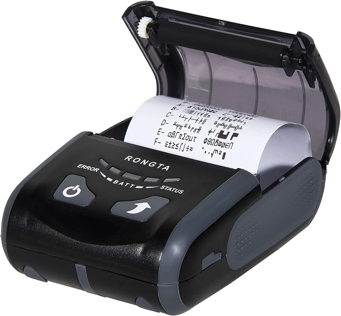 Rongta Portable Receipt Printer Mini 58mm Mobile POS Direct Thermal Printer with Bluetooth+USB, Compatible with iOS, Android, Windows, Do Not Square