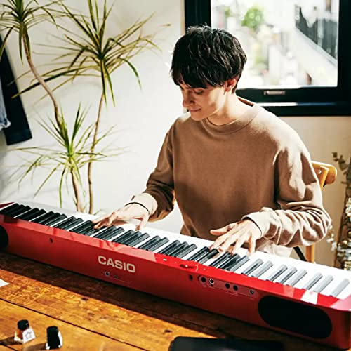 Casio Privia PX-S1100 Digital Piano Bundle with CS-68 Furniture Stand, SP-34 Sustain Pedal, Bench, Instructional Book, DVD, Online Piano Lessons