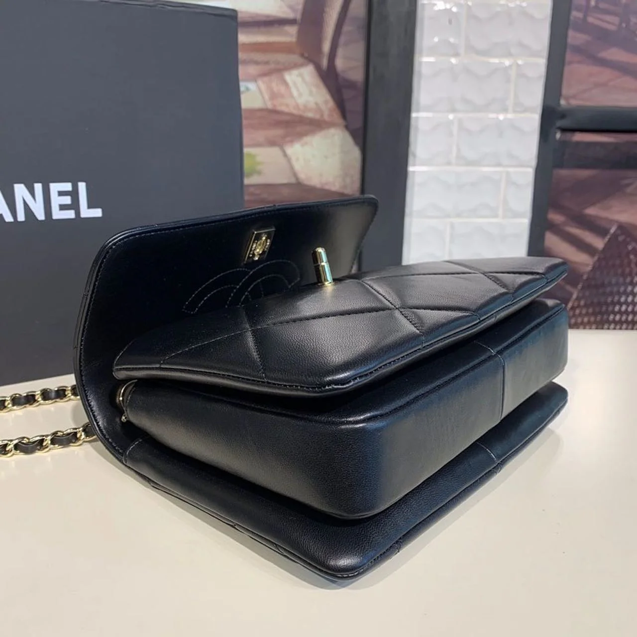 Chanel Trendy CC Bag Black For Women, Women&rsquo;s Handbags, Shoulder And Crossbody Bags 10.2in/26cm