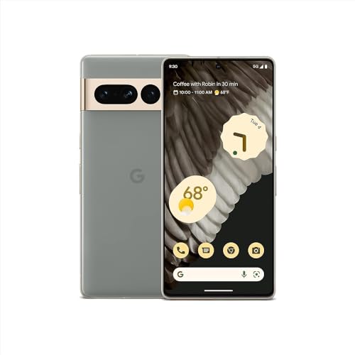 Google Pixel 7 Pro - 5G Android Phone - Unlocked Smartphone with Telephoto/Wide Angle Lens, and 24-Hour Battery - 128GB - Obsidian