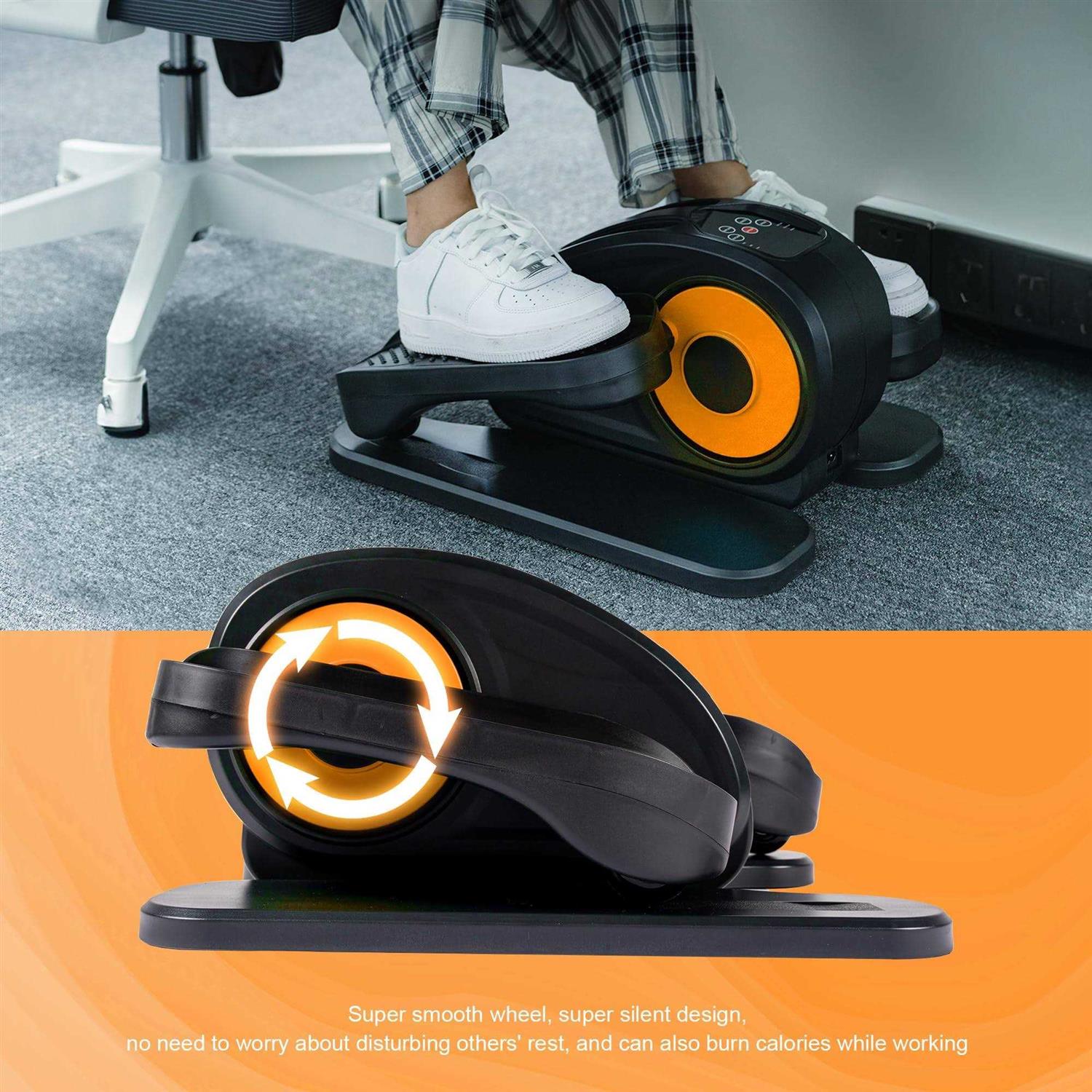 Tappio Under Desk Elliptical Electric Foot Pedal Exerciser Fully Assembled Seated Elliptical - Sports Supplies Online Store