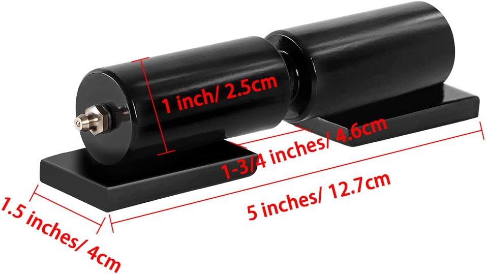 Skelang 2-Set Gate Hinge 5 Inches, Barrel Style for Swing Gate, Trailer Ramp Gate, Load Capacity 3300 Lbs Pack of 2