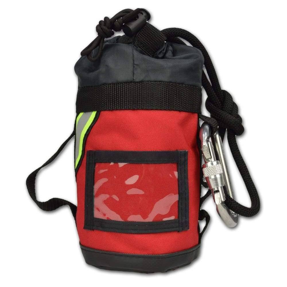Lightning x Fire Rescue Personal Escape Rope Bag Bail Out Kit w/ 40 x 8mm Rope u0026 Carabiner NFPA, Size: One size, Black