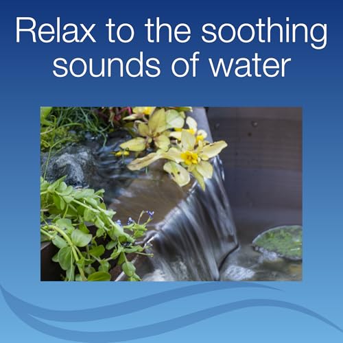 Aquascape AquaGarden Container Water Feature Kit – Indoor & Outdoor Mini Pond with Waterfall Fountain, Pump & Filtration for Home & Patio, Brown