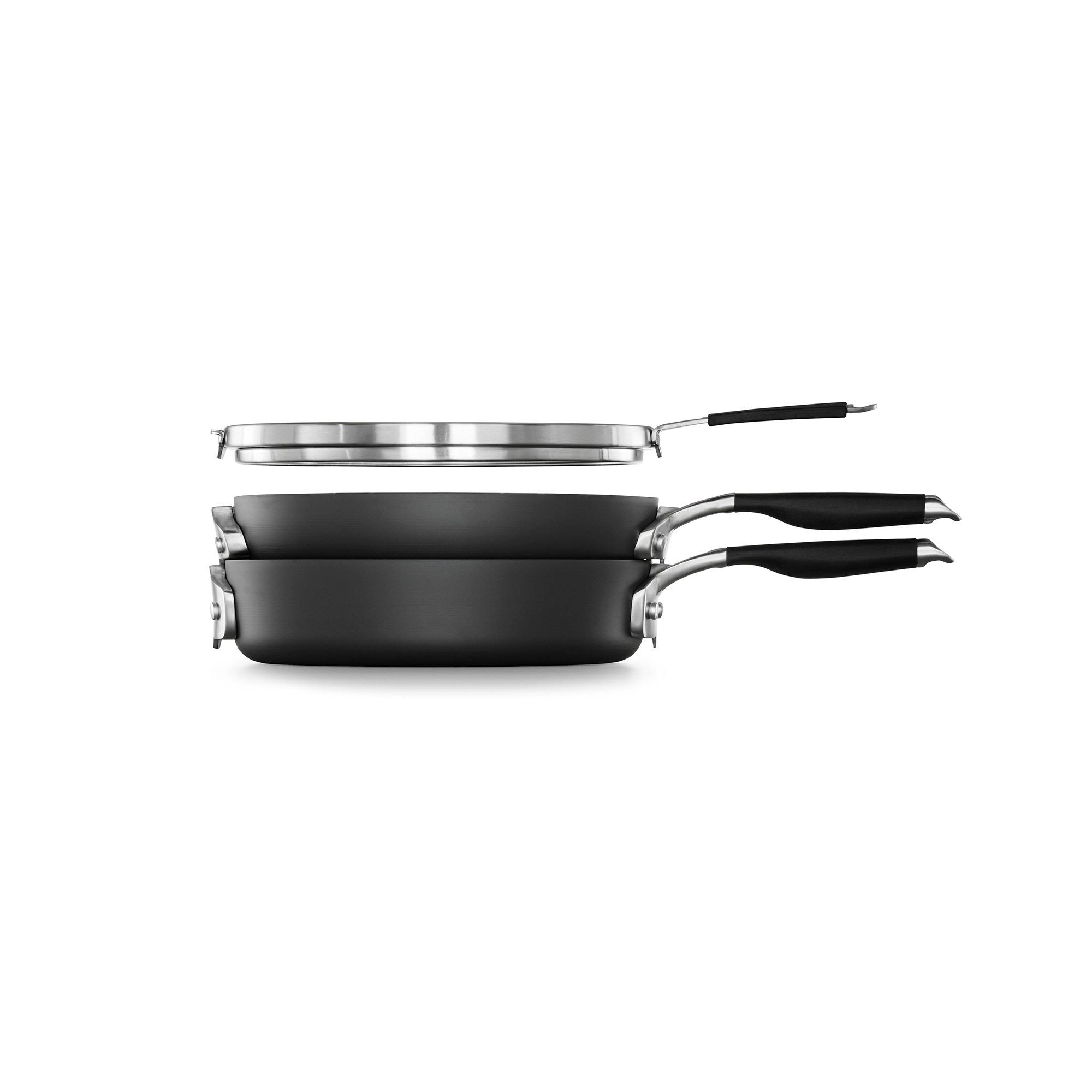 Calphalon Select Space Saving Hard Anodized 3 Piece Cookware Set