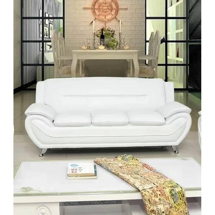 Greatime SS2301 Leatherette Modern Sofa Set Sofa / Redu0026Black