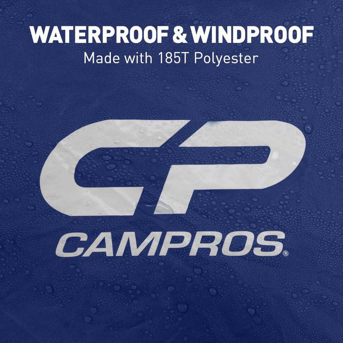 CAMPROS Cp Tent-6-Person-Camping-Tents Waterproof Windproof Family Tent with Top Rainfly - Sports Supplies Online Store