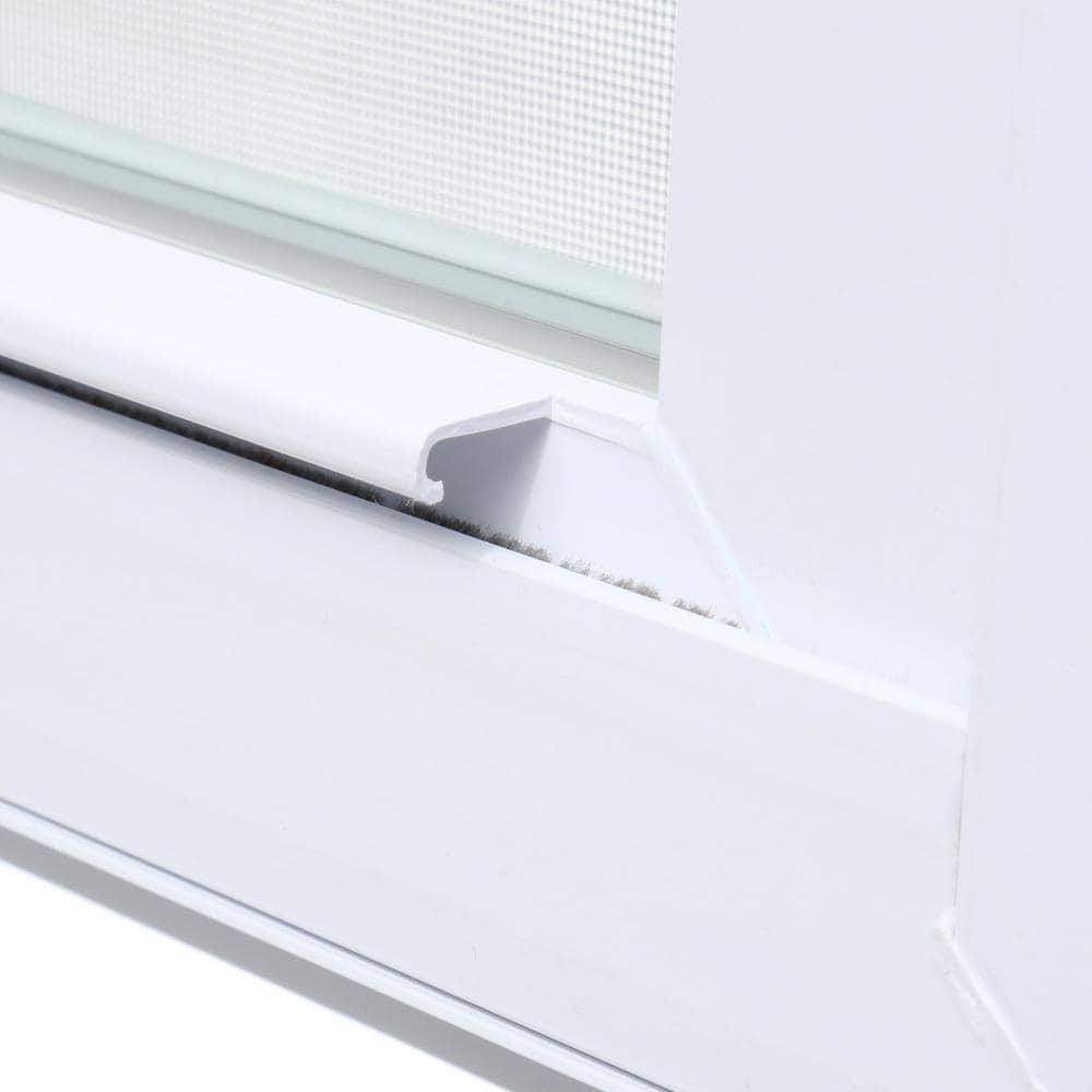 American Craftsman 33.75 in. x 48.75 in. 70 Series Double Hung White Vinyl Window with Nailing Flange 28310730