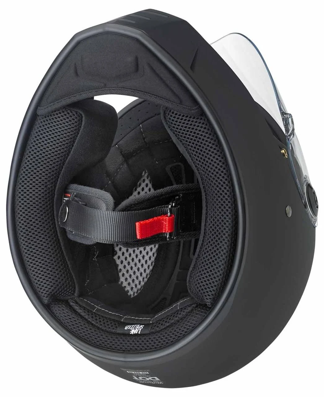 Biltwell Lane Splitter Flat Black Full Face Helmet
