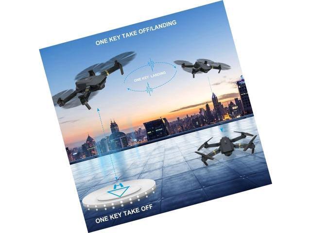 Quadcopter Drone with Camera Live Video, Eachine E58 WiFi FPV Quadcopter with...