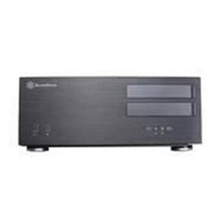 Silverstone Grandia Series Gd08b No Power Supply ATX HTPC Case - Black, Size: 2.5