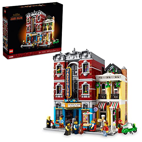 LEGO Icons Jazz Club 10312 Building Set for Adults and Teens, A Collectible Gift for Musicians, Music Lovers, and Jazz Fans