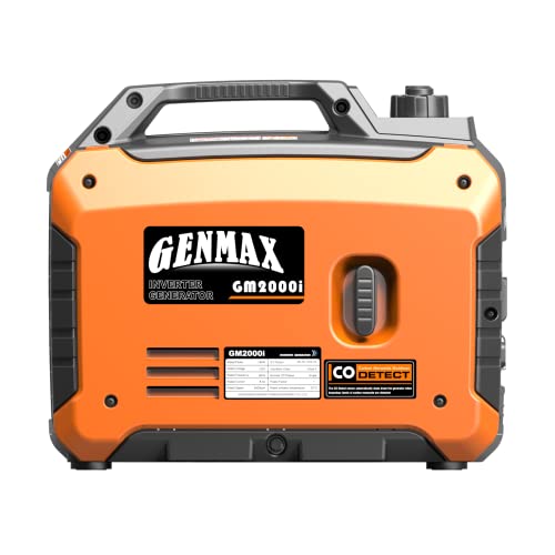 GENMAX Generator，EPA Compliant, Eco-Mode Feature, Ultra Lightweight for Backup Home Use & Camping