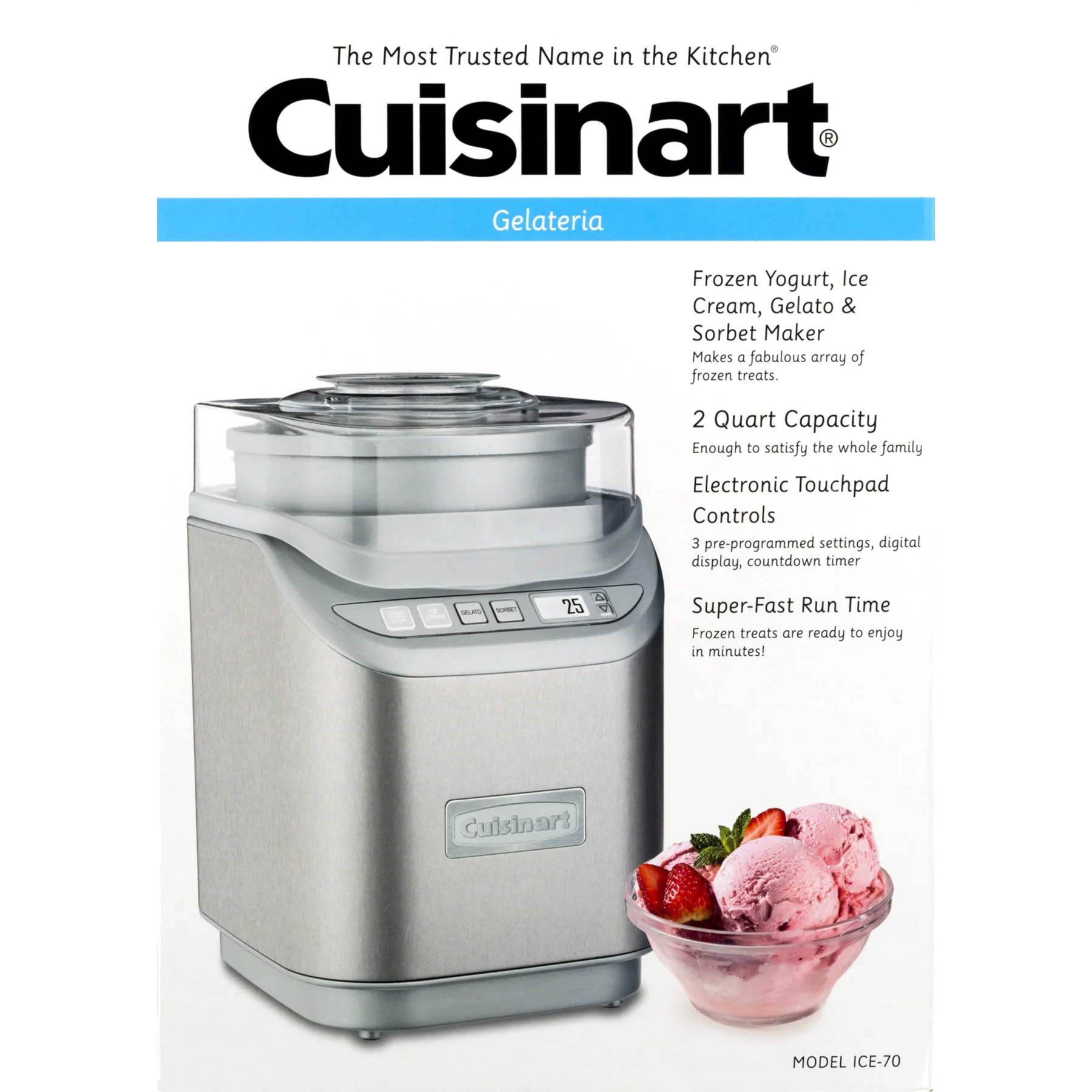 Cuisinart Cool Creations Ice Cream Maker, Silver