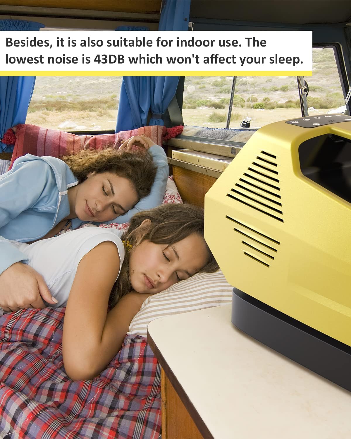 EnjoyCool Portable Air Conditioners, Outdoor Air Conditioner, 2380BTU Home AC Cooling Unit, 24Volt