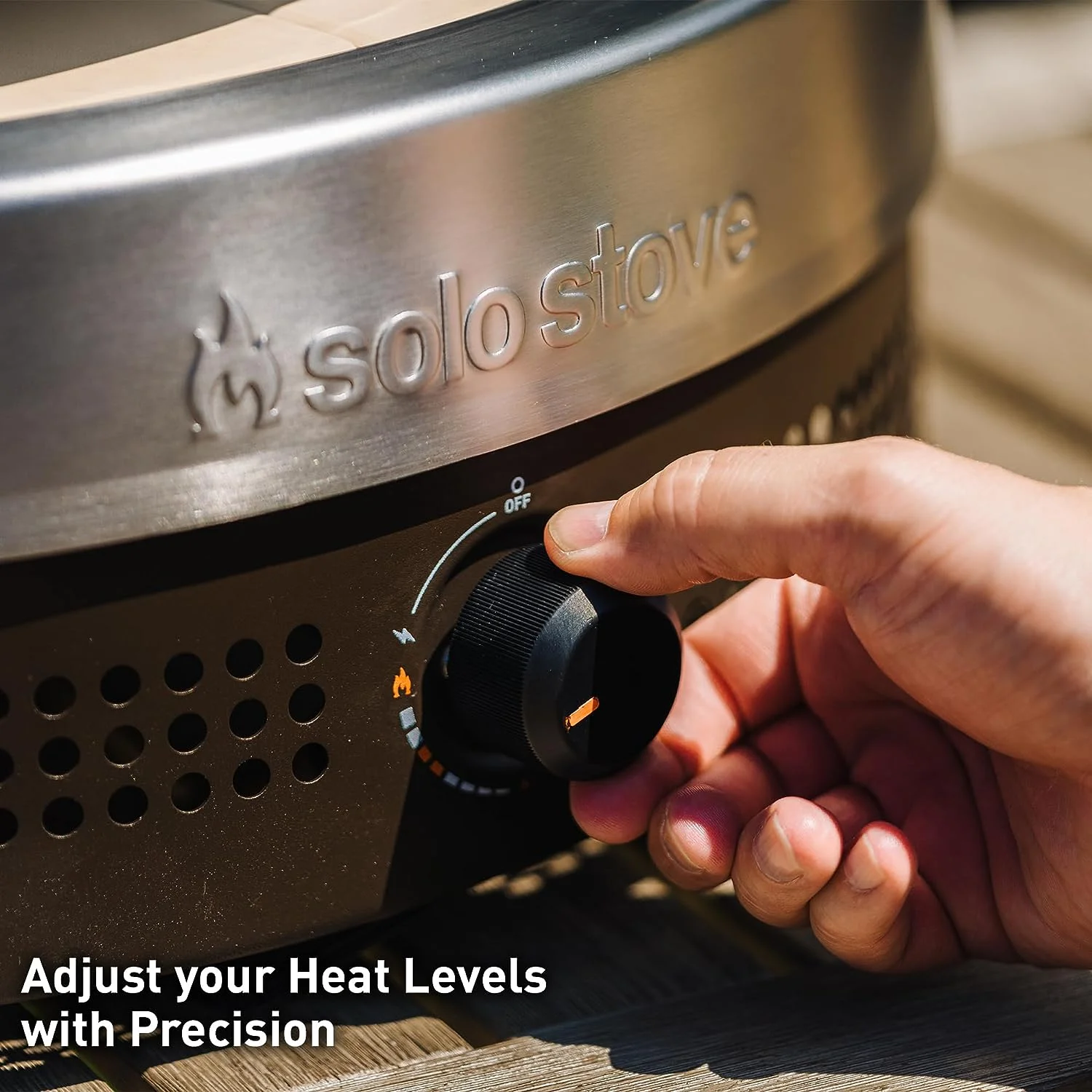 Solo Stove Pi Prime Gas Pizza Oven Outdoor | Portable, Stainless Steel Powerful Demi-Dome Heating, Cordierite Pizza Stone, Panoramic Opening