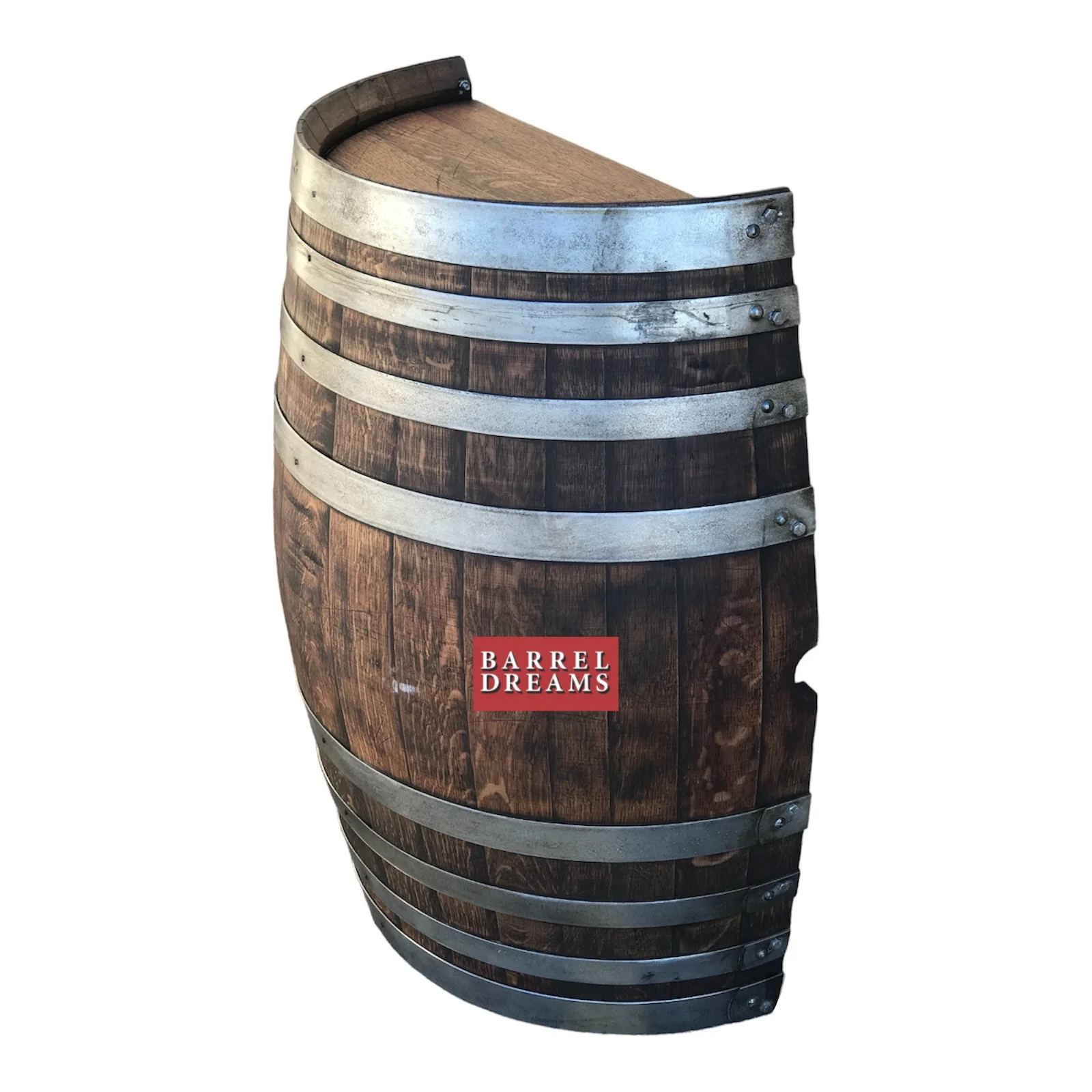 Long 1/2 Cut Wine Barrel