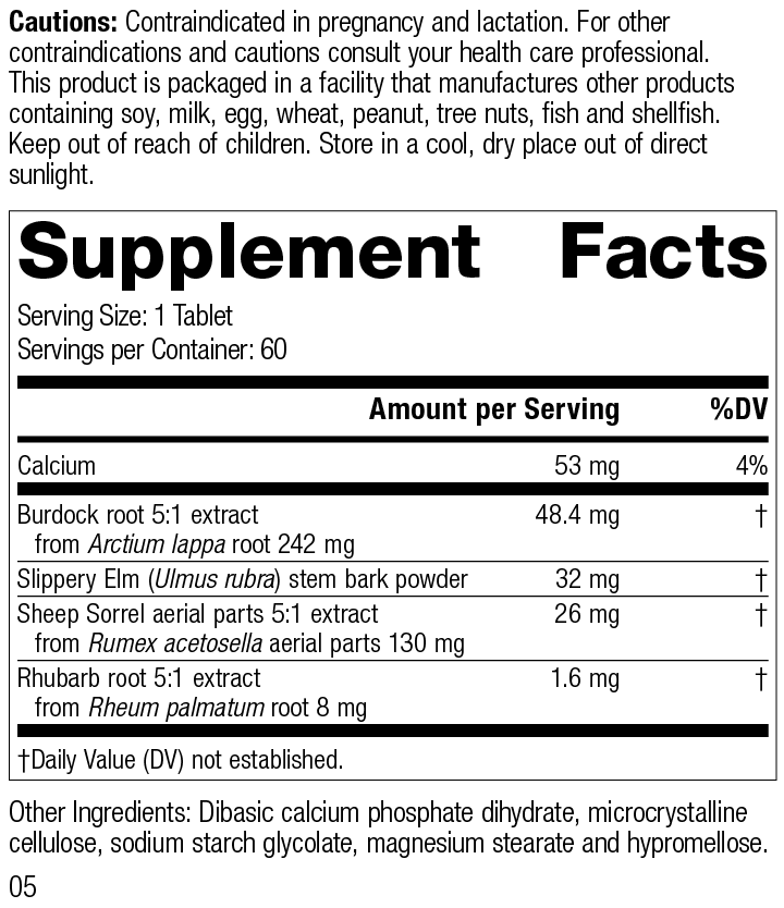 Burdock Complex, 60 Tablets - Kansas Nuitrition - HNZSDS
