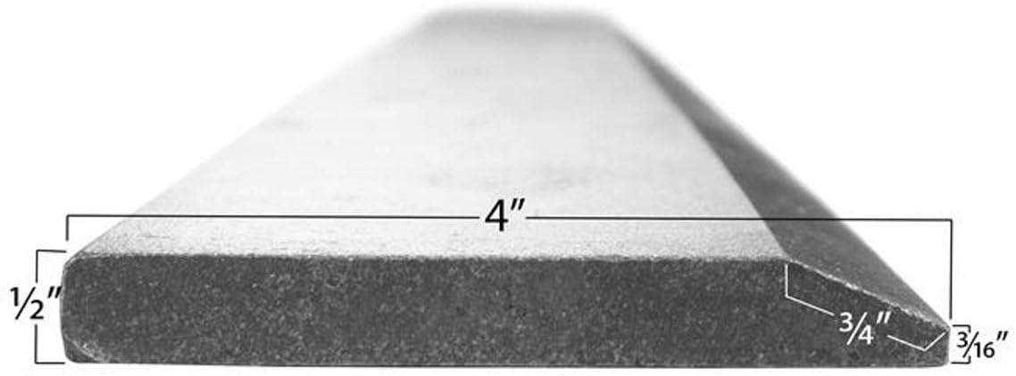 Titan Attachments 66 Carbon Steel Hardened Cutting Edge for Bucket 1055 1/2