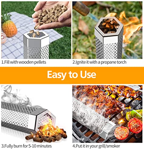 Pellet Smoker Tube Set