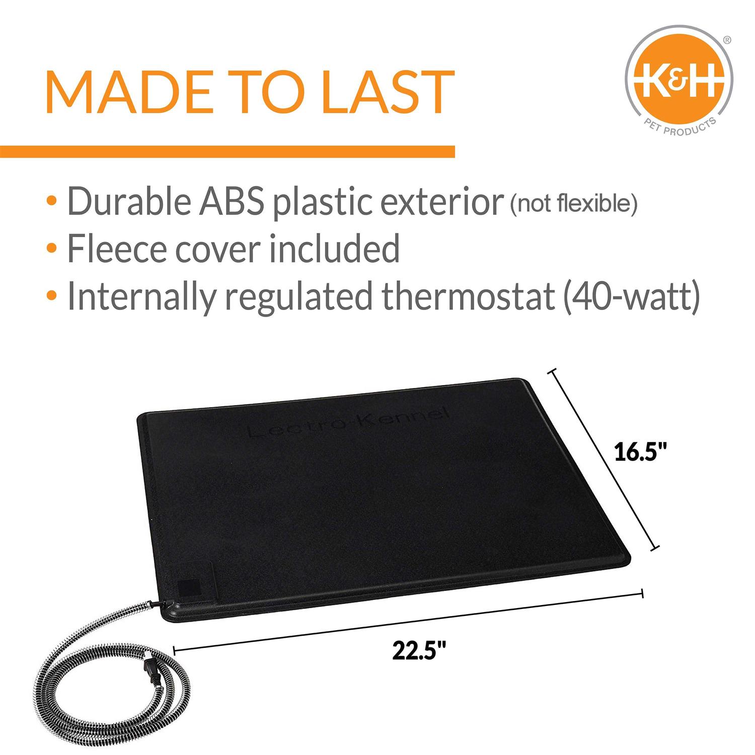 K H Pet Products Lectro-Kennel Heated Pad