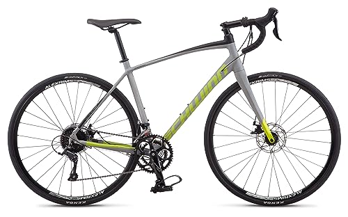 Schwinn Fastback Adult Performance Road Bike, Beginner to Intermediate Bicycle Riders, Aluminum Frame, 700c Wheels, 14-18 Speed Drivetrain