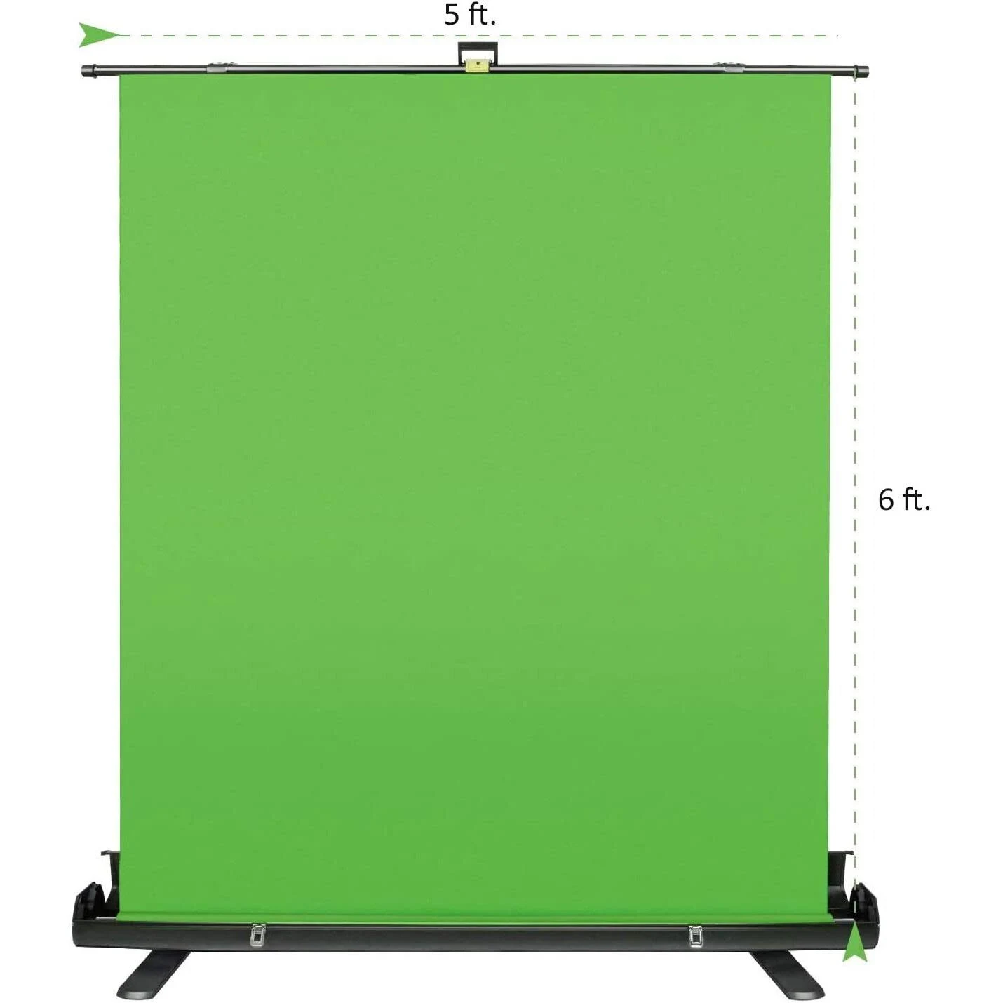 JS Julius Studio Collapsible and Retractable Green Chroma Key Screen