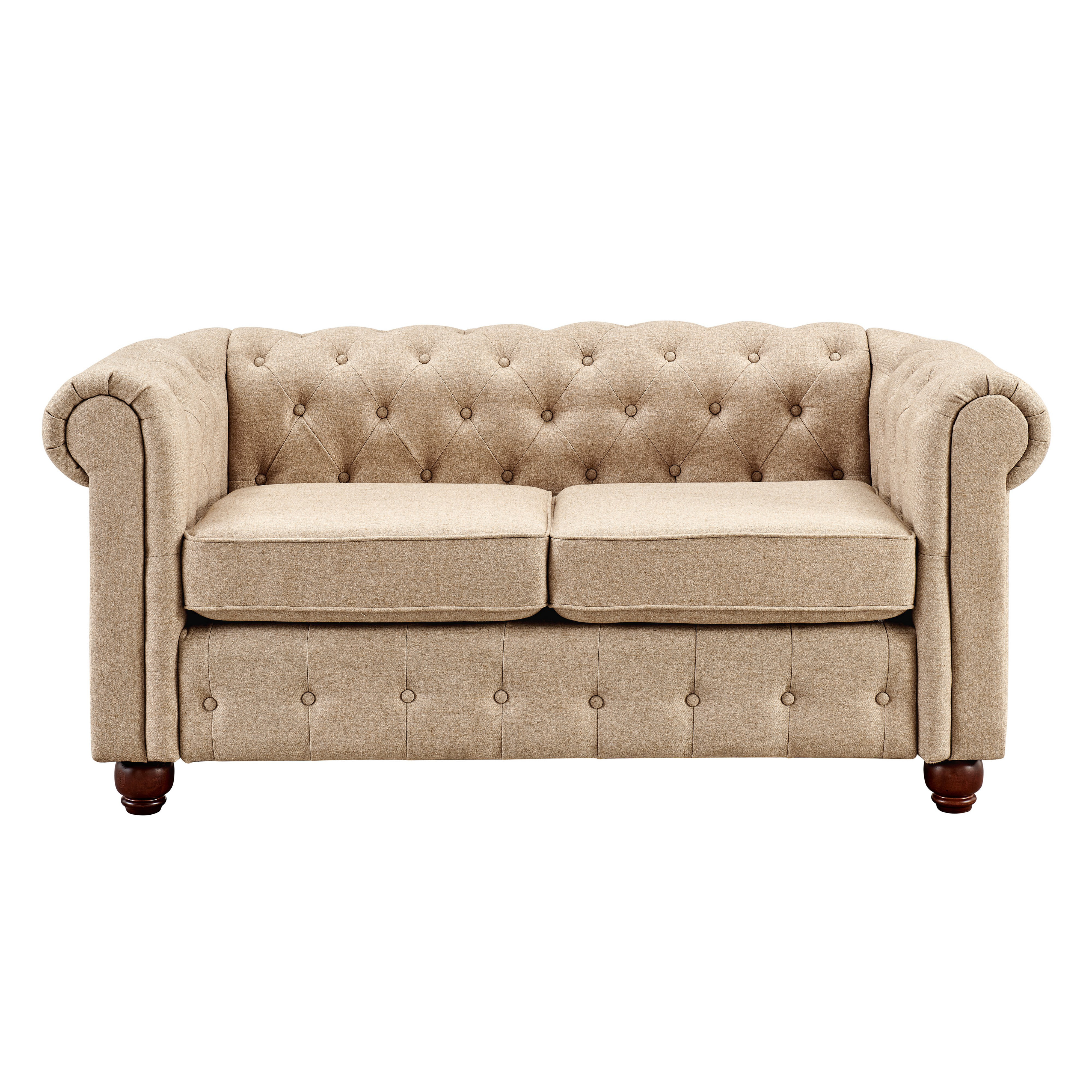 HomeFare Cream Living Room 3pc. Set