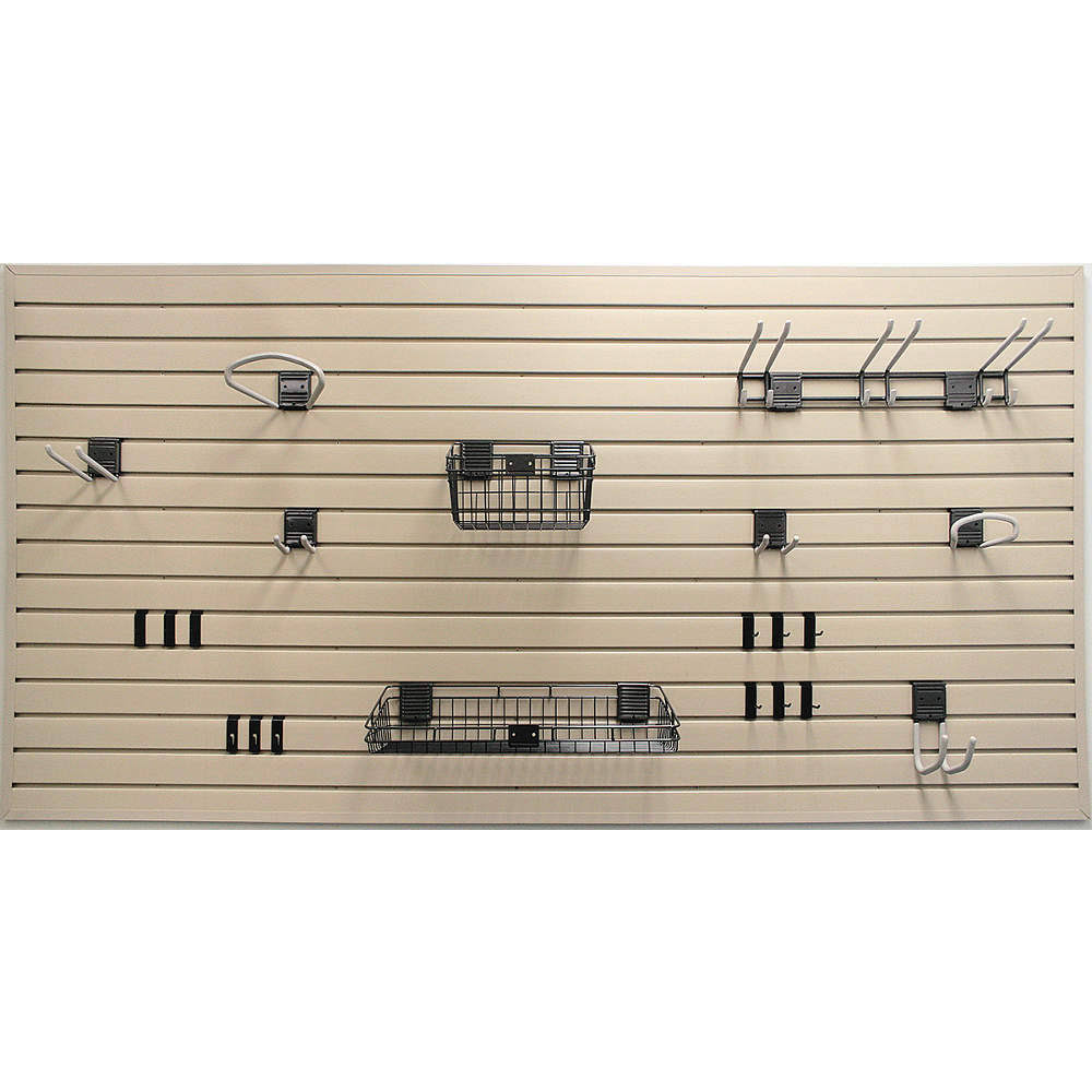 Suncast HS-BWK2008 Slat Wall Kit, Tan, with Accessories