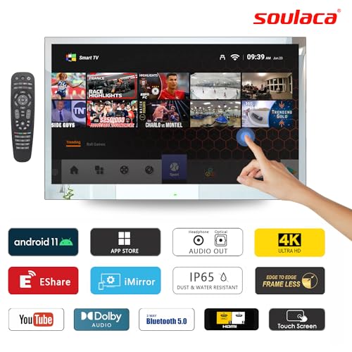 Soulaca Bathroom Mirror TV webOS+Android