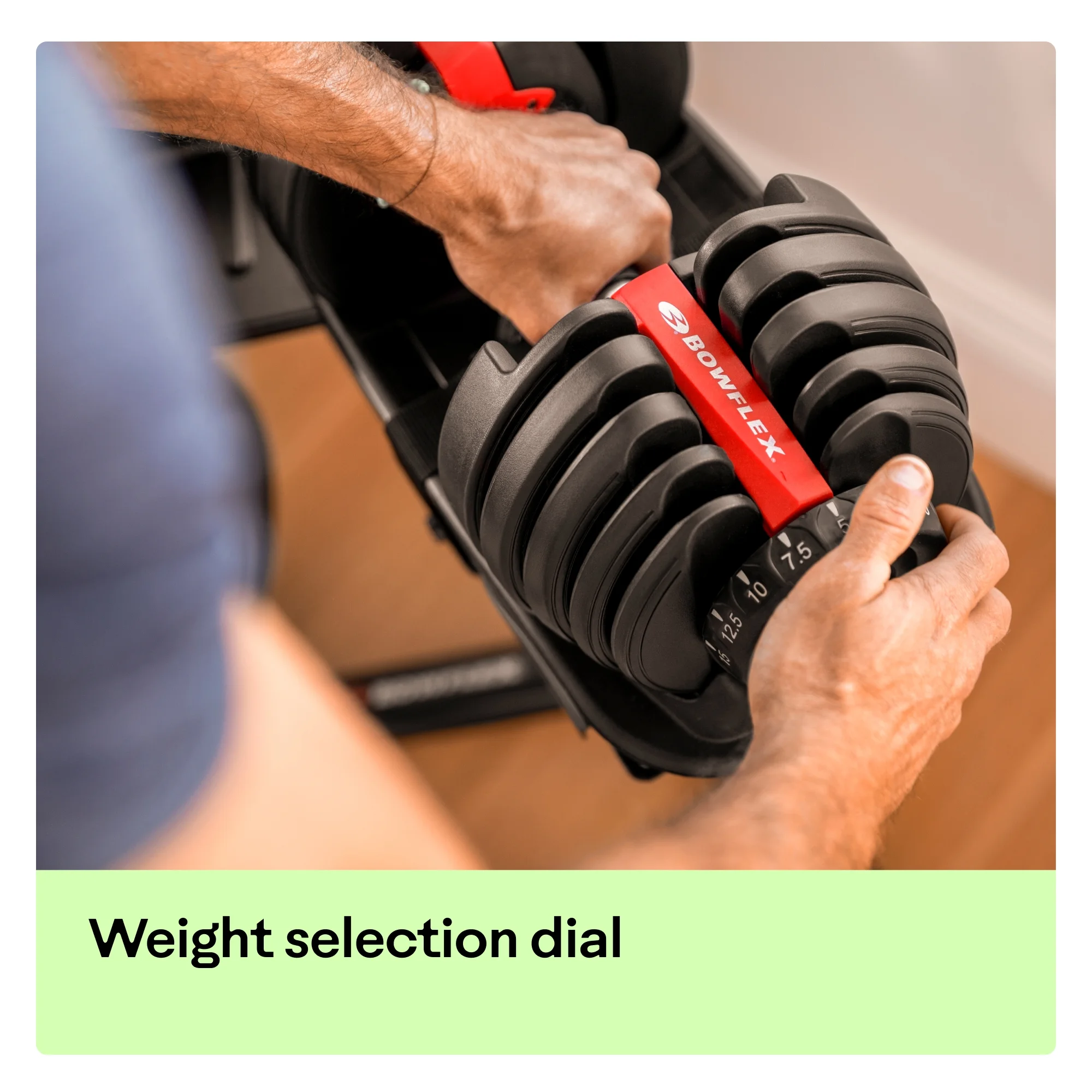 BowFlex SelectTech 552 Dumbbell, Single, Litho, Free 2-month JRNY Membership - Radiant Selections