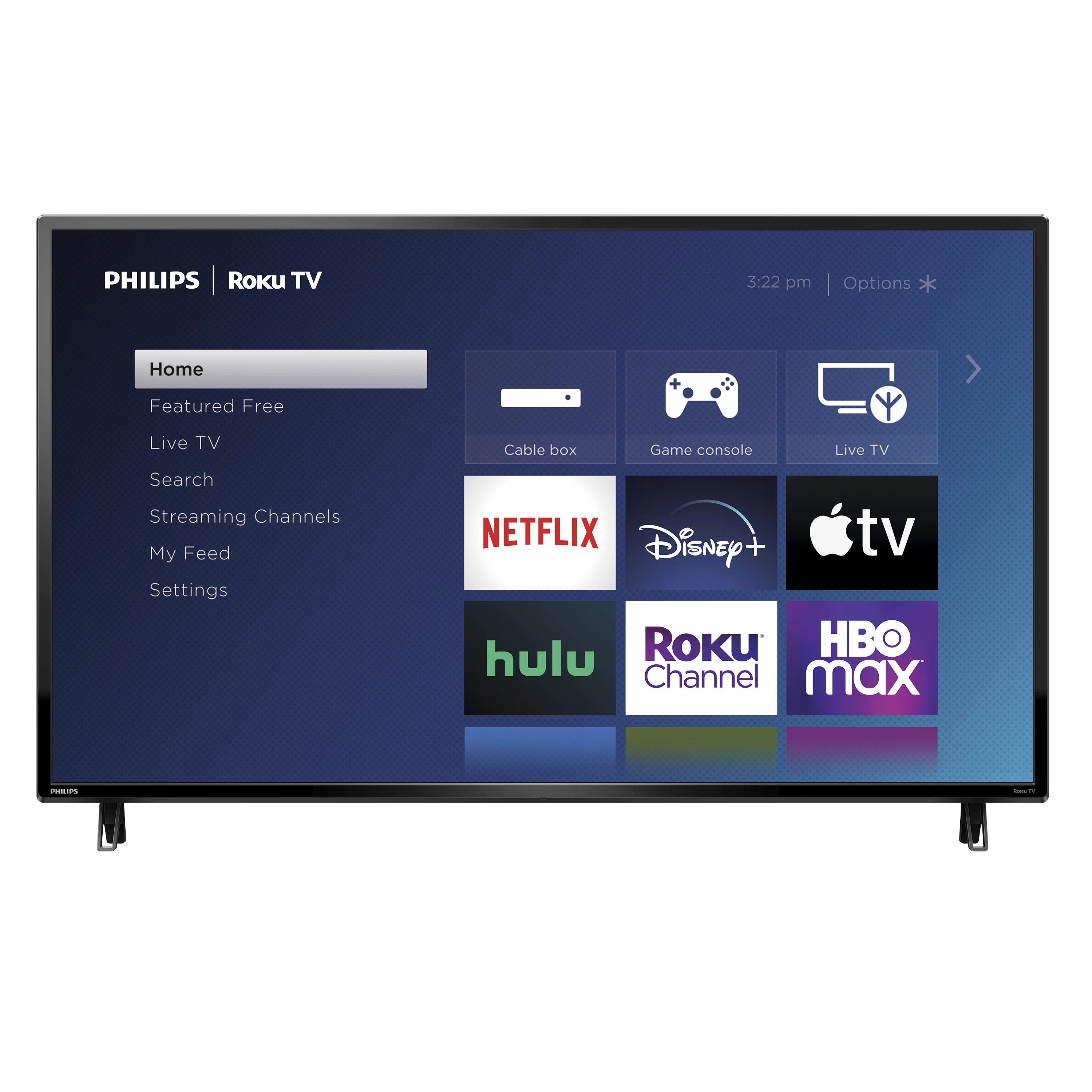Restored Philips 50" Class 4K Ultra HD (2160p) Roku Smart LED TV (50PFL4756/F7 W) [Refurbished] - Curated Treasures Market