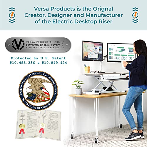 VERSADESK® PowerPro™ 36" Corner Standing Desk Converter