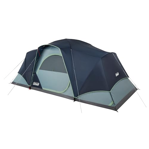 Coleman Skydome XL Large Family Tent with 5 Minute Setup, Weatherproof 8/12 Person Tent with Rainfly & Carry Bag, Fits Multiple Queen Airbeds
