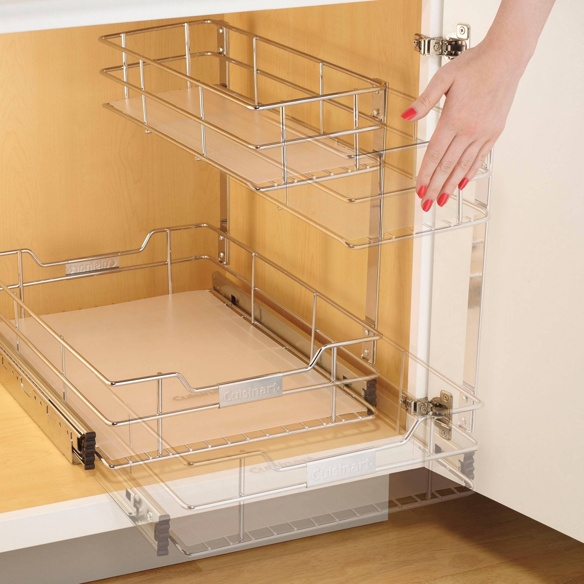 Cuisinart 2-Tier Sliding Cabinet Organizer