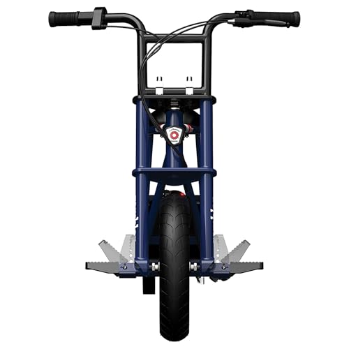 Razor Rambler 12 Electric Retro Minibike for Adults with 250W Motor, 12 Inch Tires, & 24V Battery, Dark Blue