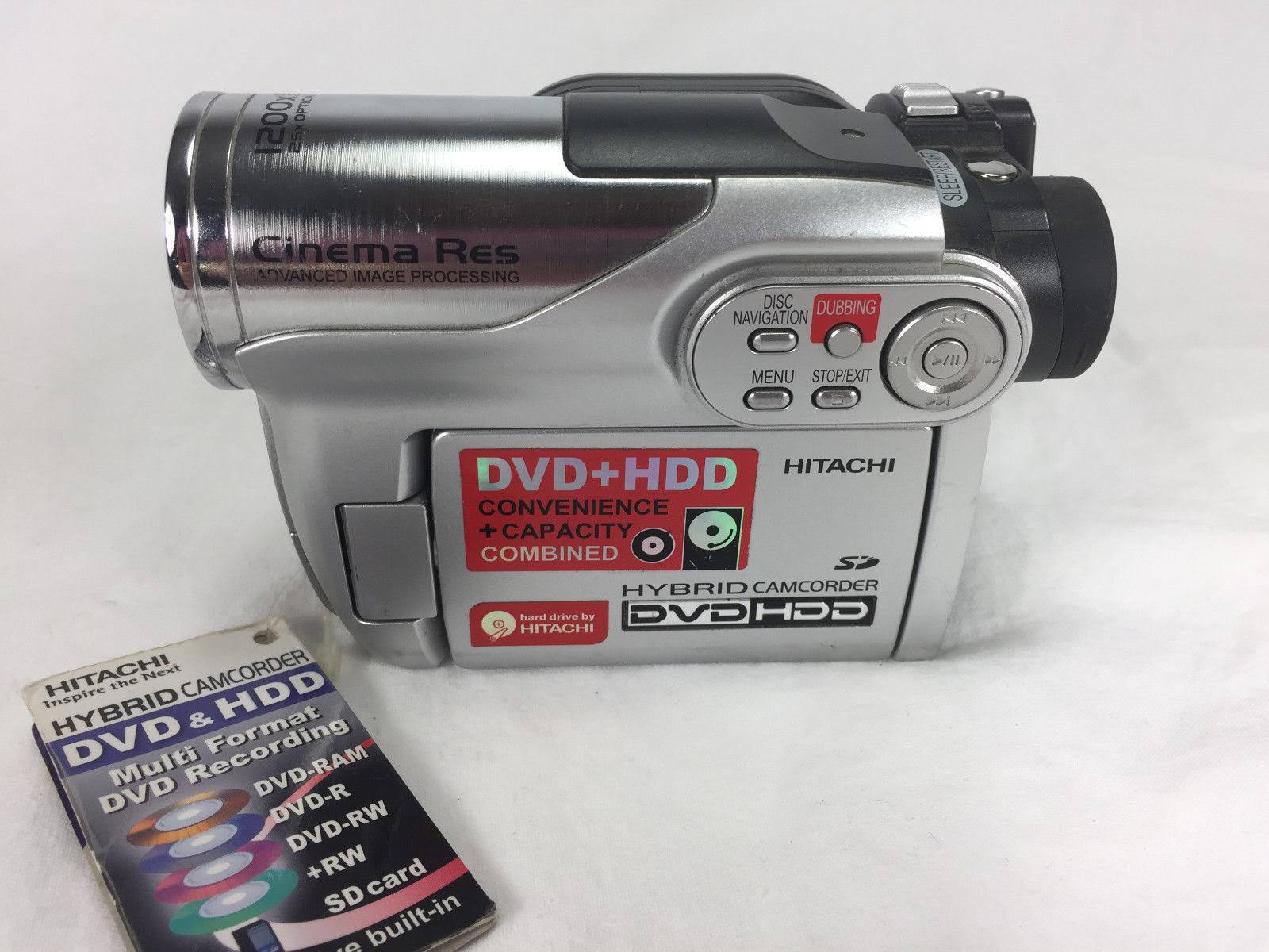 Hitachi Dz-hs300a DVD Hybrid Camcorder with Accessories
